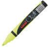 (264622000) UNIBALL MARCADOR DE TIZA LÍQUIDA CHALK PWE-5M AMARILLO FLÚOR CAJA 6 UD