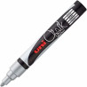(264713000) UNIBALL MARCADOR DE TIZA LÍQUIDA CHALK PWE-5M PLATA CAJA 6 UD