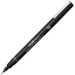 (289199000) UNIBALL ROTULADOR CALIBRADO PIN-200(S) 0.6 NEGRO CAJA 12 UD