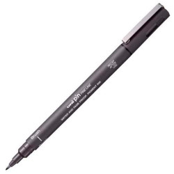(289330000) UNIBALL ROTULADOR CALIBRADO PIN-200(S) BR PUNTA PINCEL GRIS OSCURO CAJA 12 UD