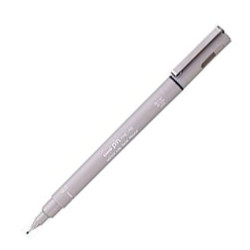 (289348000) UNIBALL ROTULADOR CALIBRADO PIN-200(S) BR PUNTA PINCEL GRIS CLARO 12 UD