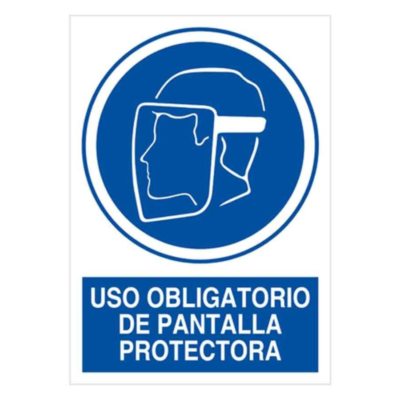 (6173-04AZ) ARCHIVO 2000 SEÑAL "OBLIGATORIO USO DE PANTALLA PROTECTORA" 210X297 PVC AZUL Y BLANCO (6173-04AZ) ARCHIVO 2000 SEÑAL "OBLIGATORIO USO DE PANTALLA PROTECTORA" 210X297 PVC AZUL Y BLANCO