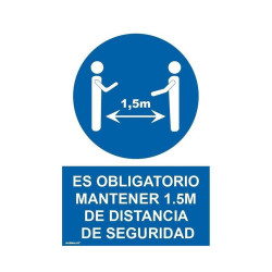 (6173-15-AZ) ARCHIVO 2000 SEÑAL "OBLIGATORIO MANTENER LA DISTANCIA DE SEGURIDAD 1