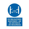 (6173-15-AZ) ARCHIVO 2000 SEÑAL "OBLIGATORIO MANTENER LA DISTANCIA DE SEGURIDAD 1