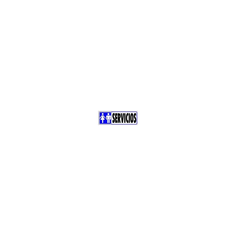 (6177-00 GS) ARCHIVO 2000 SEÑAL "SERVICIOS" 175X65 PVC GRIS (6177-00 GS) ARCHIVO 2000 SEÑAL "SERVICIOS" 175X65 PVC GRIS