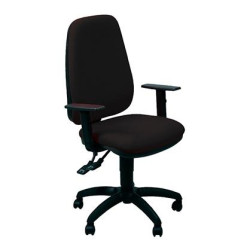 (TETE/BRF/EN) UNISIT SILLA ADMINISTRATIVA SINCRO TETE REPOSABRAZOS AJUSTABLES NEGRA