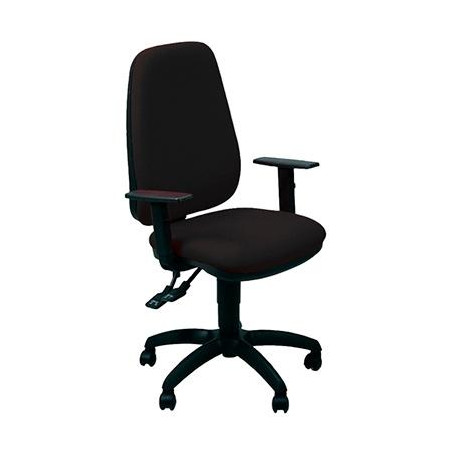 (TETE/BRF/EN) UNISIT SILLA ADMINISTRATIVA SINCRO TETE REPOSABRAZOS AJUSTABLES NEGRA