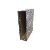 (093760) UNISYSTEM CAJETÍN PARA ARCHIVADOR PALANCA NOVOCLAS 65MM A4 CARTÓN FORRADO NEGRO