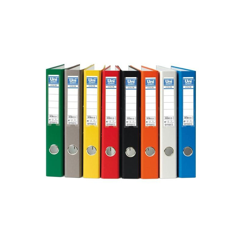 (92371) UNISYSTEM ARCHIVADOR PALANCA COLOR 45MM CANTONERA LARGA FOLIO CARTÓN FORRADO PP BLANCO (92371) UNISYSTEM ARCHIVADOR PALANCA COLOR 45MM CANTONERA LARGA FOLIO CARTÓN FORRADO PP BLANCO