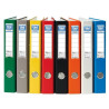 (92373) UNISYSTEM ARCHIVADOR PALANCA COLOR 45MM CANTONERA LARGA FOLIO CARTÓN FORRADO PP GRIS