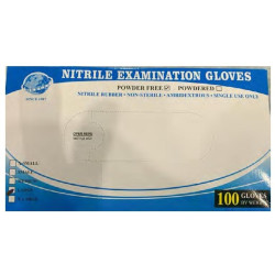 (1111L) GUANTES DE NITRILO SIN POLVO TALLA L CAJA -100U-
