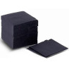 (20014) PAQUETE 100 SERVILLETAS 2 CAPAS 20X20 PASTA NEGRO