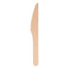(33243) CUCHILLO MADERA 16CM MARRÓN -100U-