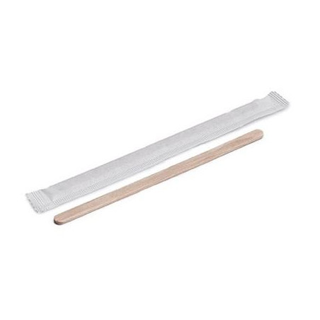 (35338) PALETINA DE MADERA 140X5X1 MM EN FUNDA DE PAPEL INDIVIDUAL -CAJA 500U-