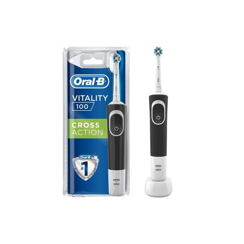 (D100/BK-VITALITY) ORAL-B CEPILLO DE DIENTES ELECTRICO VITALITY D100 RECARGABLE NEGRO (D100/BK-VITALITY) ORAL-B CEPILLO DE DIENTES ELECTRICO VITALITY D100 RECARGABLE NEGRO