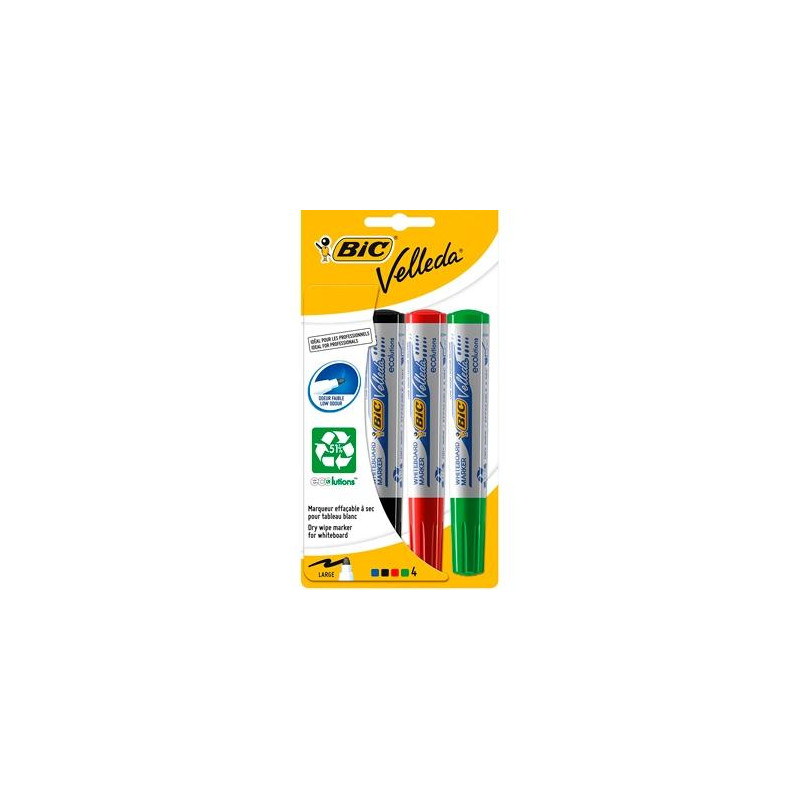 (8757151) VELLEDA MARCADORES PIZARRA BLANCA 1701 PPUNTA REDONDA C/SURTIDOS BLÍSTER 4 UD (8757151) VELLEDA MARCADORES PIZARRA BLANCA 1701 PPUNTA REDONDA C/SURTIDOS BLÍSTER 4 UD