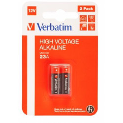 (49940) VERBATIM PILA ALCALINA 12V - LR23A/LRV08 BLISTER DE 2