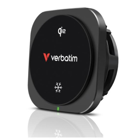 (31861) VERBATIM CARGADOR  INALÁMBRICO DE TELEFONO MAGNETICO PARA EL COCHE QI2