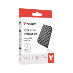 (32026) VERBATIM DISCO DURO EXTERNO SSD STORE 'N' GO MINI 2TB USB-C 3.2 NEGRO