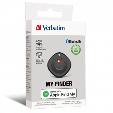 (32130) VERBATIM LOCALIZADOR DE LLAVES SOLO PARA APPLE CON LA APLICACION MY FINDER