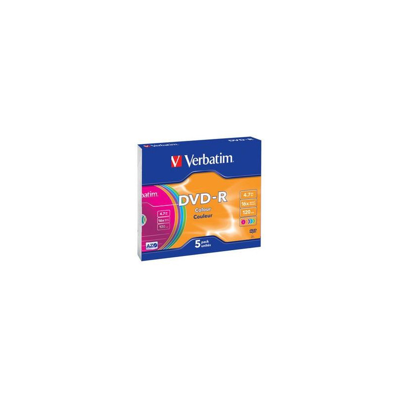 (43557) VERBATIM DVD-R COLOUR (43557) VERBATIM DVD-R COLOUR