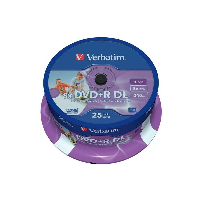 (43667) VERBATIM DVD+R DOBLE CAPA (43667) VERBATIM DVD+R DOBLE CAPA