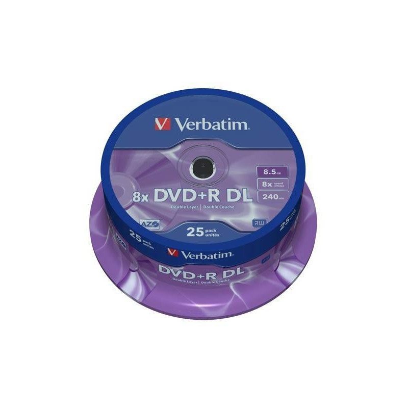 (43757) VERBATIM DVD+R DOBLE CAPA (43757) VERBATIM DVD+R DOBLE CAPA