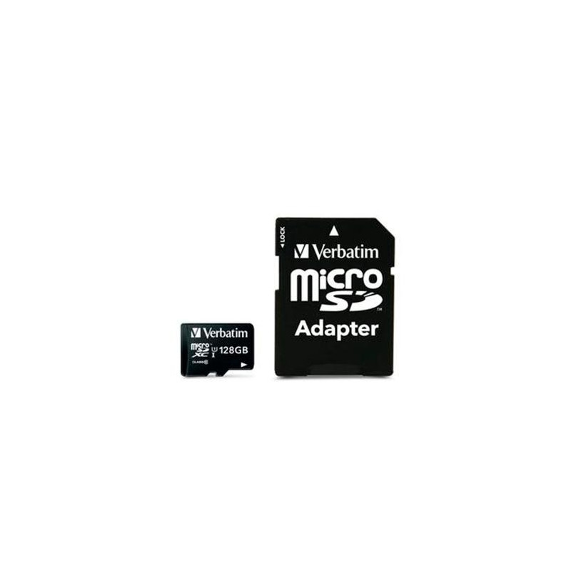 (44085) VERBATIM MICRO SDHC 128GB CLASE 10 C/ADAPTADOR (44085) VERBATIM MICRO SDHC 128GB CLASE 10 C/ADAPTADOR