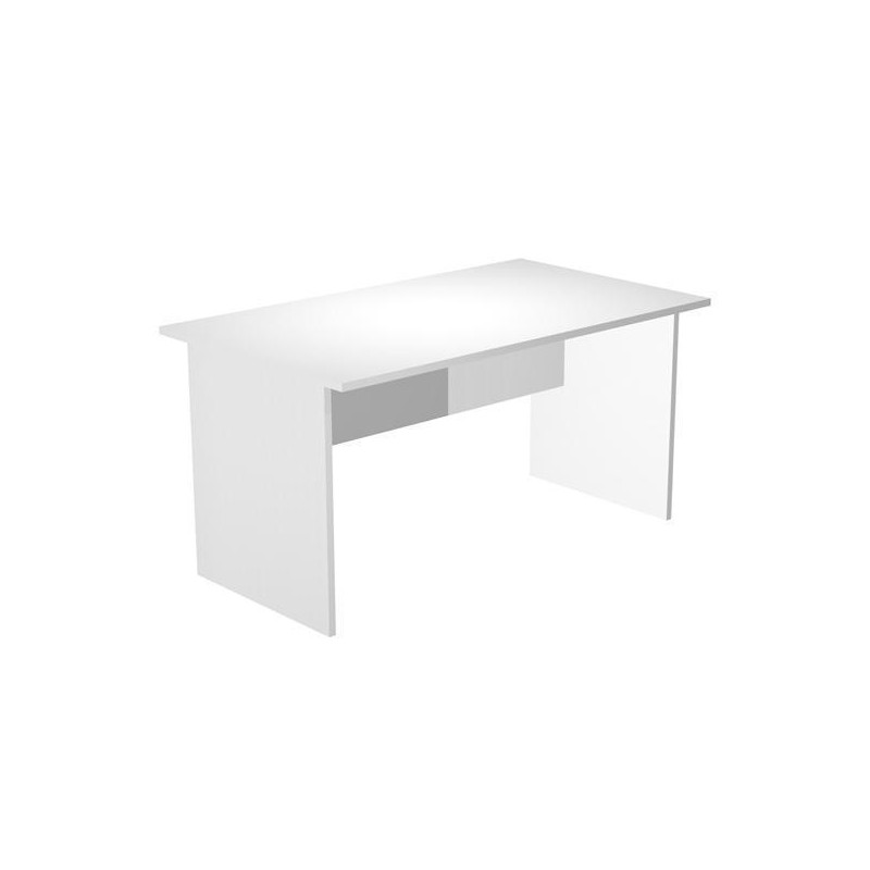 (003-3+60111-3) ARTEXPORT MESA ESCRITORIO PRESTO 160 CON PATAS PANEL LATERALES TABLERO DE 22MM BLANCO (003-3+60111-3) ARTEXPORT MESA ESCRITORIO PRESTO 160 CON PATAS PANEL LATERALES TABLERO DE 22MM BLANCO