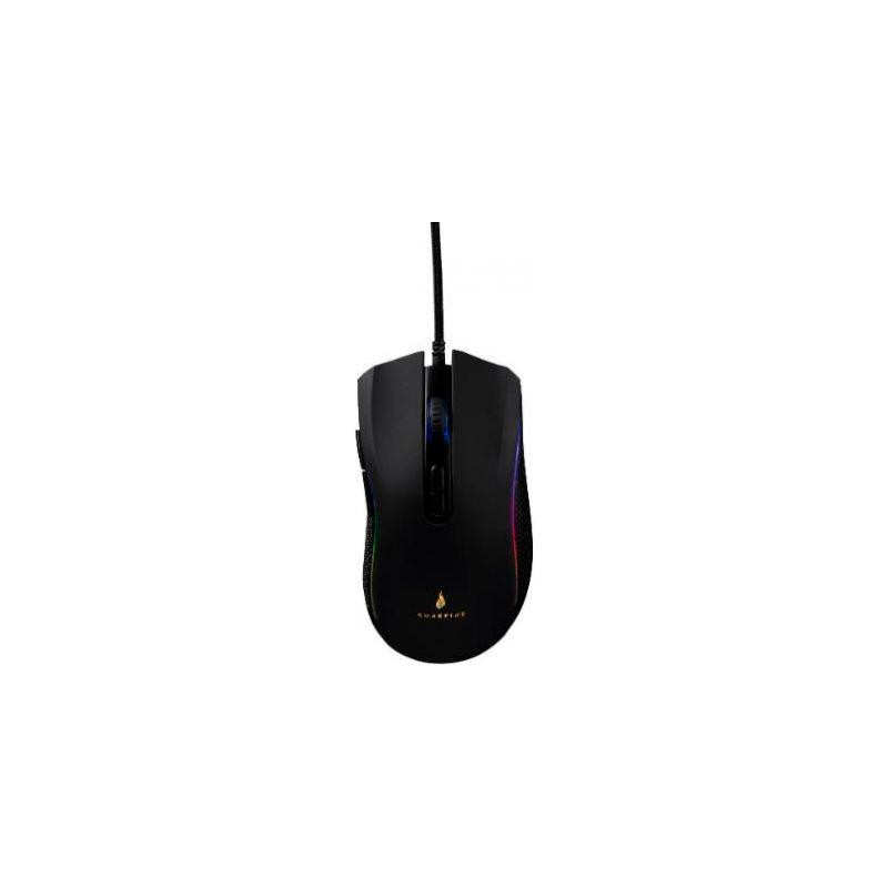 (48815) VERBATIM RATÓN GAMING SUREFIRE HAWK CLAW CABLE USB 6400DPI DIESTROS 7 BOTONES PROGRAMABLES ILUMINACIÓN RGB LED NEGRO (48815) VERBATIM RATÓN GAMING SUREFIRE HAWK CLAW CABLE USB 6400DPI DIESTROS 7 BOTONES PROGRAMABLES ILUMINACIÓN RGB LED NEGRO