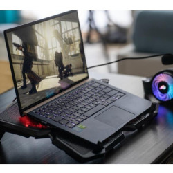 (48819) VERBATIM SOPORTE PARA PORTATIL SUREFIRE BORA GAMING LAPTOP COOLING PAD RED