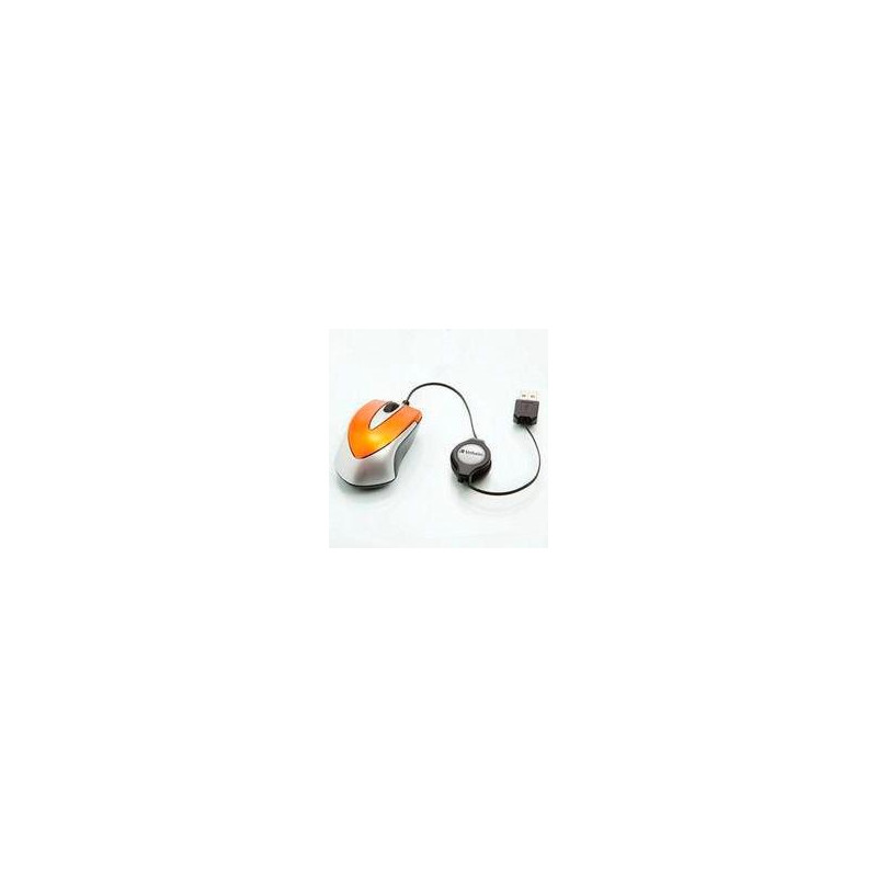 (49023) VERBATIM RATÓN GO MINI CABLE USB RETRÁCTIL 1000PPP ULTRAPORTÁTIL NARANJA (49023) VERBATIM RATÓN GO MINI CABLE USB RETRÁCTIL 1000PPP ULTRAPORTÁTIL NARANJA