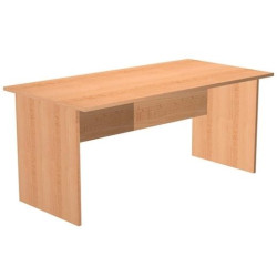 (003-6+60111-6) ARTEXPORT MESA ESCRITORIO PRESTO 160 CON PATAS PANEL LATERALES TABLERO DE 22MM HAYA
