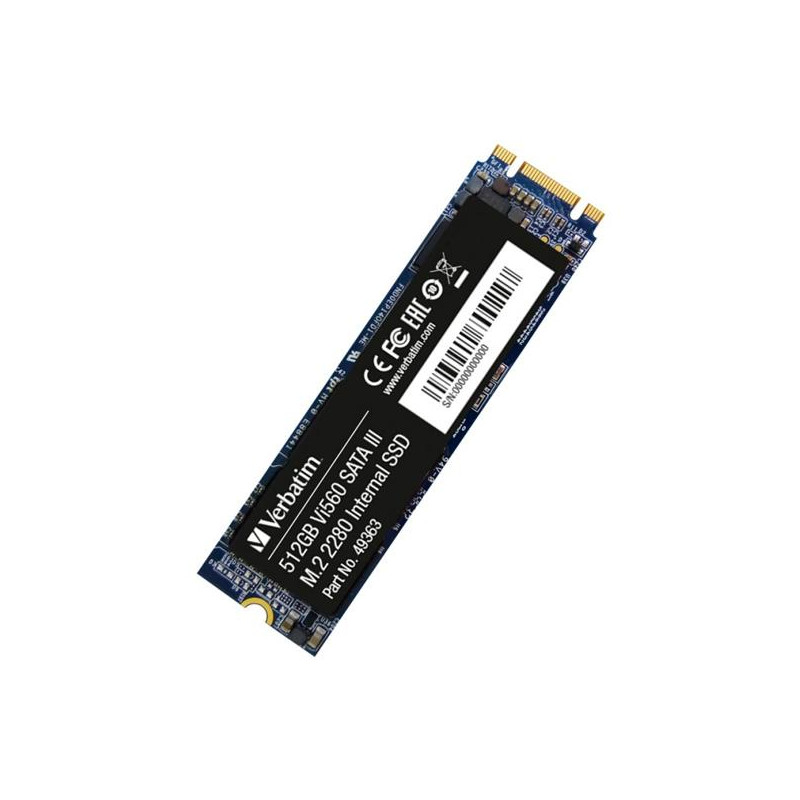 (49363) VERBATIM DISCO VI560 S3 M.2 SSD 512GB INTERNO SATA III (49363) VERBATIM DISCO VI560 S3 M.2 SSD 512GB INTERNO SATA III