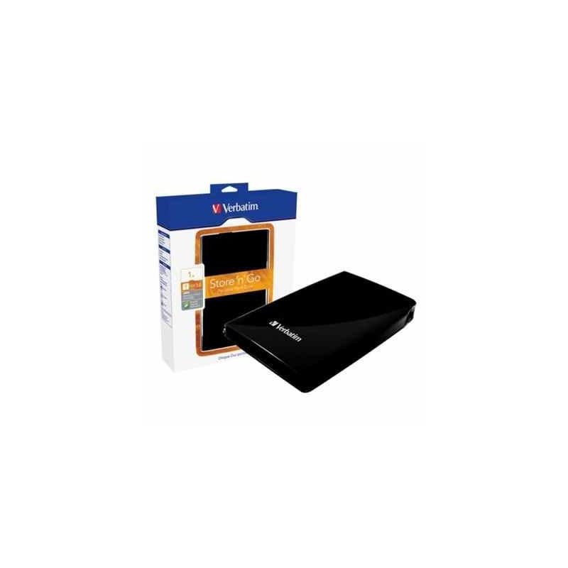 (53023) VERBATIM DISCO DURO EXTERNO STORE 'N' GO 1TB HDD 2.5" USB 3.0 NEGRO (53023) VERBATIM DISCO DURO EXTERNO STORE 'N' GO 1TB HDD 2.5" USB 3.0 NEGRO