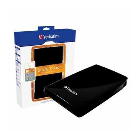 (53023) VERBATIM DISCO DURO EXTERNO STORE 'N' GO 1TB HDD 2.5" USB 3.0 NEGRO