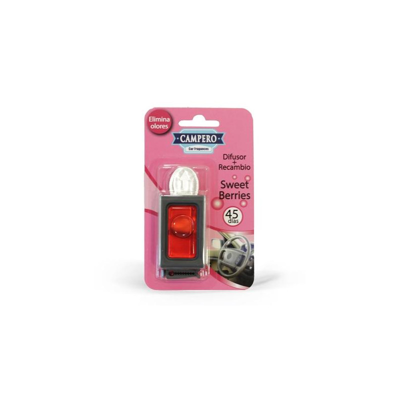 (A501300003) VINFER AMBIENTADOR MEMBRANA COCHE CAMPERO CAR FRAGANCES DIFUSOR + RECAMBIO FRUTOS ROJOS (A501300003) VINFER AMBIENTADOR MEMBRANA COCHE CAMPERO CAR FRAGANCES DIFUSOR + RECAMBIO FRUTOS ROJOS