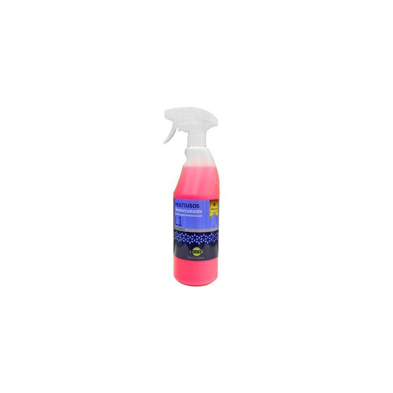 (L451750006) VINFER LIMPIADOR MULTIUSOS DESINCRUSTANTE PROF L1 BOTELLA 750ML ROJO