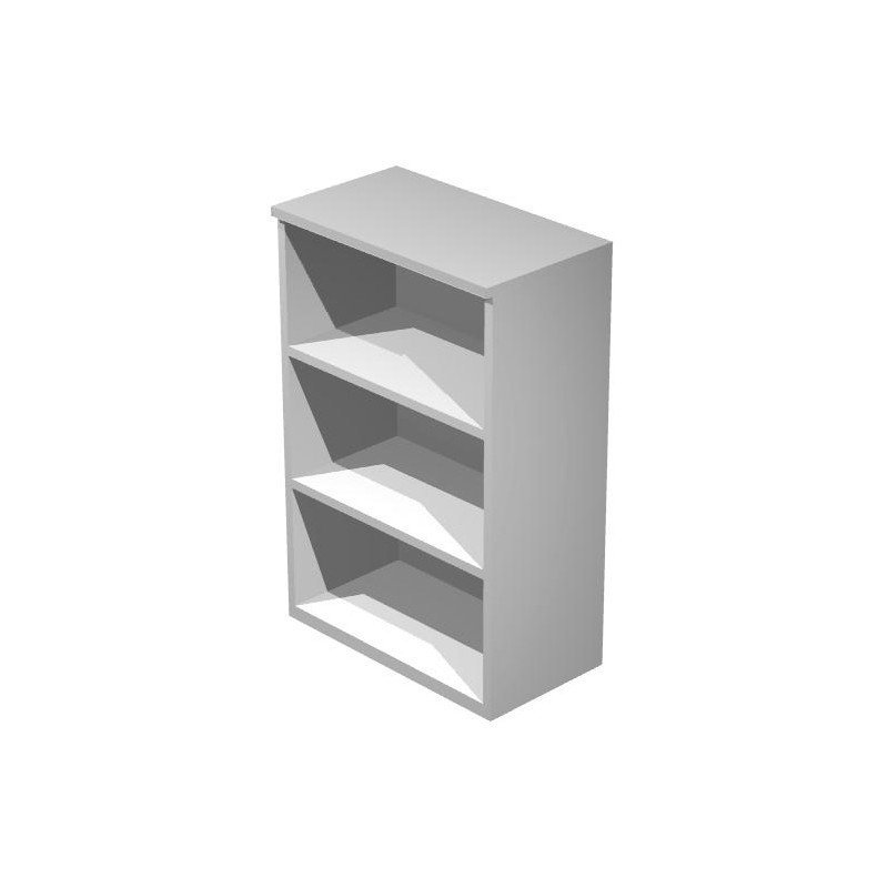 (035-9) ARTEXPORT ESTANTERÍA MEDIA PRESTO ABIERTA 2 ESTANTES 22MM REGULABLES CON TRASERA GRIS (035-9) ARTEXPORT ESTANTERÍA MEDIA PRESTO ABIERTA 2 ESTANTES 22MM REGULABLES CON TRASERA GRIS