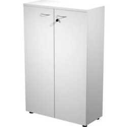 (035PM-3) ARTEXPORT ARMARIO MEDIO PRESTO CON PUERTAS 2 ESTANTES 22MM REGULABLES CON TRASERA BLANCO