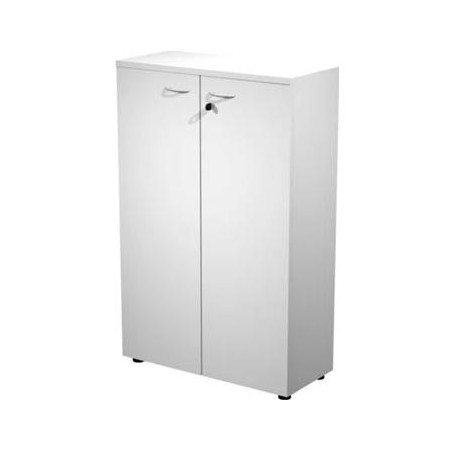 (035PM-3) ARTEXPORT ARMARIO MEDIO PRESTO CON PUERTAS 2 ESTANTES 22MM REGULABLES CON TRASERA BLANCO