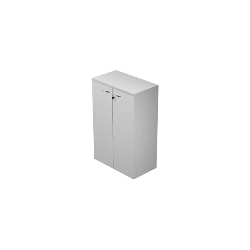 (035PM-9) ARTEXPORT ARMARIO MEDIO PRESTO CON PUERTAS 2 ESTANTES 22MM REGULABLES CON TRASERA GRIS (035PM-9) ARTEXPORT ARMARIO MEDIO PRESTO CON PUERTAS 2 ESTANTES 22MM REGULABLES CON TRASERA GRIS