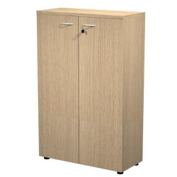 (035PM-C) ARTEXPORT ARMARIO MEDIO PRESTO CON PUERTAS 2 ESTANTES 22MM REGULABLES CON TRASERA ROBLE