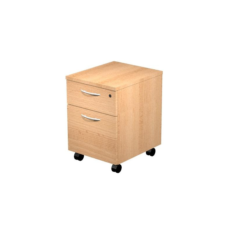 (60022-6) ARTEXPORT CAJONERA PRESTO 2 CAJONES C/RUEDAS GUÍAS METÁLICAS CERRADURA HAYA -DESMONTADO- (60022-6) ARTEXPORT CAJONERA PRESTO 2 CAJONES C/RUEDAS GUÍAS METÁLICAS CERRADURA HAYA -DESMONTADO-