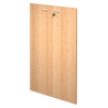 (60069M-6) ARTEXPORT PAREJA DE PUERTAS PARA ESTANTERÍA MEDIA PRESTO 18MM CON CERRADURA HAYA