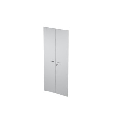 (60075M-9) ARTEXPORT PAREJA DE PUERTAS PARA ESTANTERÍA ALTA PRESTO 18MM CON CERRADURA GRIS