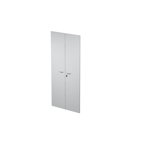 (60075M-9) ARTEXPORT PAREJA DE PUERTAS PARA ESTANTERÍA ALTA PRESTO 18MM CON CERRADURA GRIS