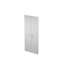 (60075M-9) ARTEXPORT PAREJA DE PUERTAS PARA ESTANTERÍA ALTA PRESTO 18MM CON CERRADURA GRIS