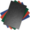(0510CGVED) YOSAN TAPAS ENCUADERNACIÓN A4 CARTÓN GOFRADO 900GR VERDE PAQUETE 50 UD