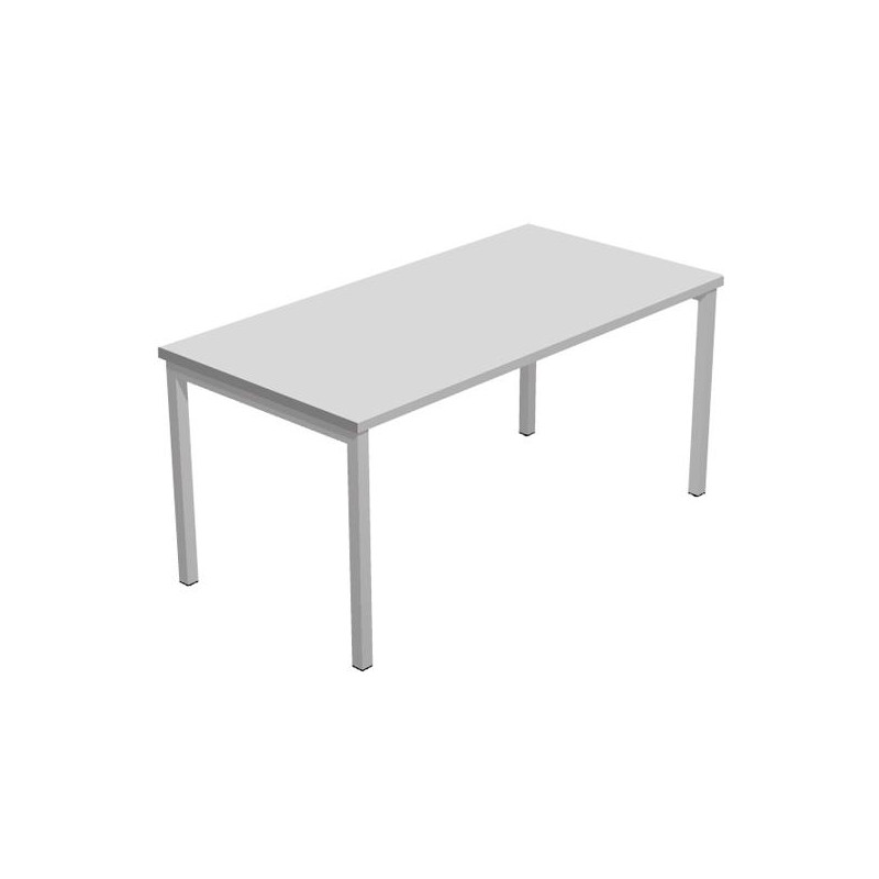 (66002-9+86711N+86307) ARTEXPORT MESA ESCRITORIO VENERE 140 CON 4 PATAS DE METAL 40X40MM TABLERO 22MM GRIS (66002-9+86711N+86307) ARTEXPORT MESA ESCRITORIO VENERE 140 CON 4 PATAS DE METAL 40X40MM TABLERO 22MM GRIS